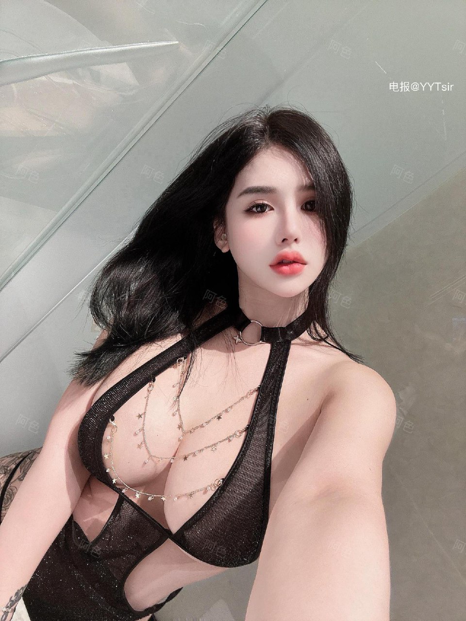 阿色 2024-06-29 14:56:30 铁粉专享贴 系带镂空旗袍裙➕一根绳丁字裤 图片