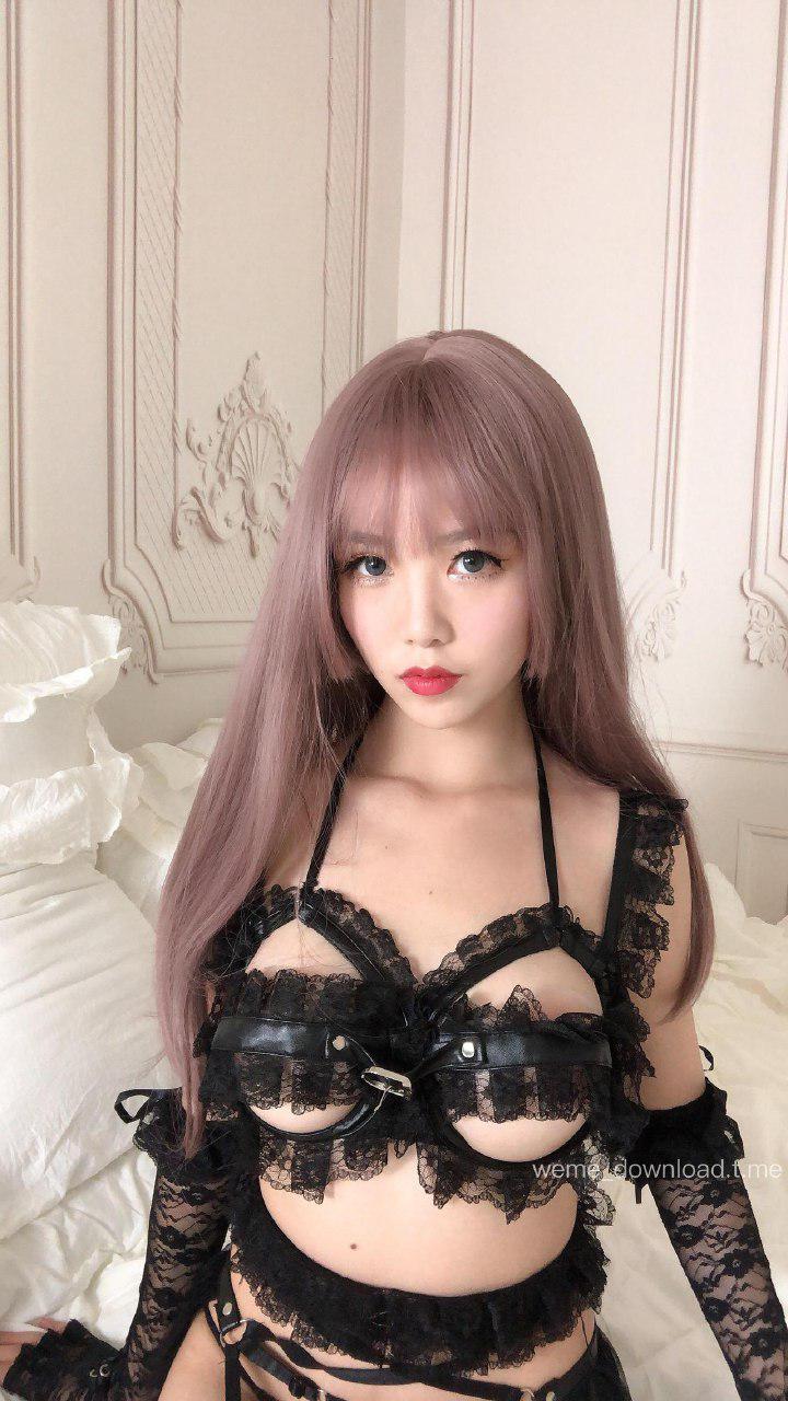 利世 2024-09-04 14:48:11 双套结合黑色蕾丝➕白色蕾丝的性感情趣透视三件套